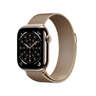 Apple Watch Series 11 GPS + Cellular 42mm Gold Titanium Case with Gold Milanese Loop, pametni sat