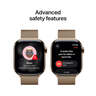 Apple Watch Series 11 GPS + Cellular 46mm Gold Titanium Case with Gold Milanese Loop M/L, pametni sat