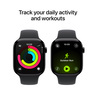 Apple Watch Series 11 GPS 42mm Jet Black Aluminium Case with Black Sport Band M/L, pametni sat