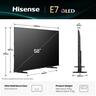 Hisense 58" QLED TV 58E77Q, 4K UHD, VIDAA Smart TV, Dolby Vision-Atmos, AI 4K Upscaler