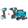 MAKITA aku set DDF489RTJ + DTW301Z PL25