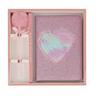 Poklon set, dnevnik i kemijska olovka Pink Heart