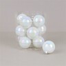 Staklene kuglice 6cm, 12kom, bijela