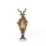 Figura jelen sa šalom 25cm, smeđa