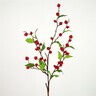 Grana crvene bobice s lišćem, 112cm