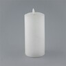 Svijeća s LED plamenom 15.5cm, bijela