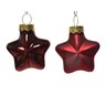 Staklene kuglice zvijezda 12kom, crvena