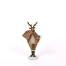 Figura jelen sa šalom 18cm, smeđa
