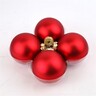 Staklene kuglice 8cm, 8kom, crvena