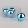 Staklene kuglice 10cm, 4kom, plava