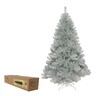 Umjetno božićno drvce - 150cm, srebrni, promjer: 96cm, 644 grančica