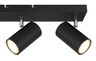 Stropni reflektor ROBBY, 3x GU10, crni