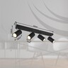 Stropni reflektor ROBBY, 4x GU10, crni