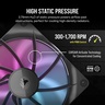 Ventilator za kućište Corsair iCUE LINK RX140 RGB 140mm, 1kom
