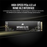 SSD 2TB Corsair MP600 Elite Gen4 PCIe x4 NVMe 1.4 M.2 (CSSD-F2000GBMP600ENH)