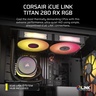 Vodeno hlađenje Corsair Titan 280 RX RGB, 280mm radiator