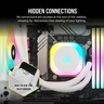 Vodeno hlađenje Corsair iCUE H100i LINK RGB, 240mm radiator