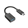 Trust Calyx USB-C na USB-A (Ž) adapter, crni