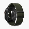 Vonmählen zamjenski remen za Apple Watch 40/41/42 mm, Olive Black Classic Nylon Loop, One Size
