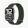 Vonmählen zamjenski remen za Apple Watch 40/41/42 mm, Olive Fitness Loop 2, One Size