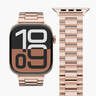 Vonmählen zamjenski remen za Apple Watch 40/41/42 mm, Rose Gold Link Bracelet 2, One Size