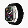 Vonmählen zamjenski remen za Apple Watch 40/41/42 mm, Black Classic Nylon Loop, One Size