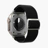 Vonmählen zamjenski remen za Apple Watch 40/41/42 mm, Black Classic Nylon Loop, One Size