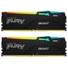 Memorija Kingston 16GB (2x8) DDR5 5600MHz, FURY Beast RGB EXPO, DIMM (KF556C36BBEAK2-16)