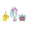 Pokemon Battle figure, 3 kom - Gible, Pikachu, Galarian Ponyta