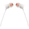 JBL T110E, in-ear slušalice, bijele