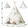Nukido Teepee šator za djecu bež životinje