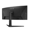 Asus TUF Gaming zakrivljeni monitor VG34VQEL1A, 34" UWQHD VA, 100Hz, 1ms, 1x HDMI, 1x DisplayPort, HDR, FreeSync