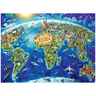 Ravensburger 200 kom puzzle World Landmarks Map