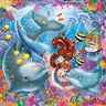 Ravensburger 3x49 kom puzzle Charming Mermaids