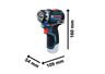 BOSCH Professional aku odvijač GSR 12V-32, 2x2.0 Ah, GAL 12V-20, GFA 12-M, GFA 12-H, L-BOXX