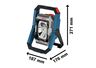 BOSCH Professional aku svjetiljka GLI18V-3000lm, SAMO ALAT, karton