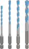 BOSCH Professional set svrdla EXPERT HEX-9 Multi Construction 4/5/6/8mm, 4 kom.