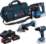 BOSCH Professional set 18V (3 alata) - GSB + GWS + GBH + 3x GBA 5.0 Ah + GAL 12V/18V-80