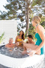 INTEX Greystone Deluxe Square Bubble Spa, masažni bazen za 4 osobe