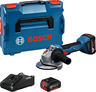 BOSCH Professional aku kutna brusilica GWS 18V-8, 125mm, 2x5.0Ah, brzi punjač, L-BOXX