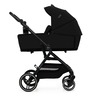 Kinderkraft dječja kolica Yoxi MINK PRO 3u1, Pure Black
