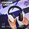 Trust GXT 490W Fayzo žičane gaming slušalice, bijele