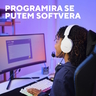 Trust GXT 490W Fayzo žičane gaming slušalice, bijele