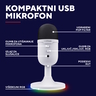 Trust GXT 234W Yunix USB mikrofon, bijeli
