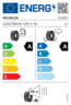 Michelin 235/55R19 E primacy vol XL 105V,Pot: A,Pri: A,Buka: 70dB