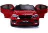 Licencirani BMW X6 M crveni lakirani - dvosjed - auto na akumulator