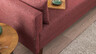 Trosjed BELLA crvena, Bella Sofa For 3 Pr - Claret Red