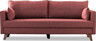 Trosjed BELLA crvena, Bella Sofa For 3 Pr - Claret Red