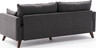 Trosjed, Antracit, Bella Sofa For 3 Pr - Anthracite