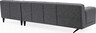 Kutna garnitura, JIVAGO, siva, desna, Jivago Corner Right (L2-Chl) - Grey